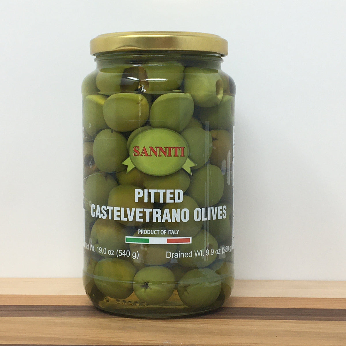Sannitti Pitted Castelvetrano Olives Stand Alone Cheese