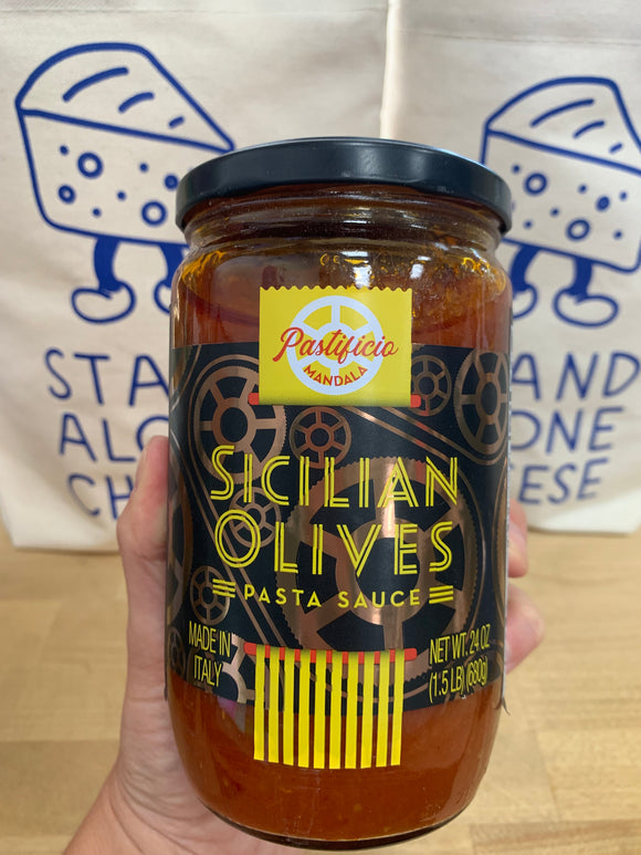 Sicilian Olives Pasta Sauce by Pastificio Mandala