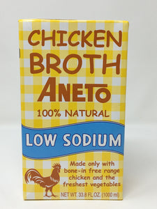 Aneto Low Sodium Chicken Broth