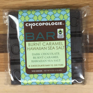 Chocopologie Burnt Caramel Hawaiian Sea Salt Dark Chocolate