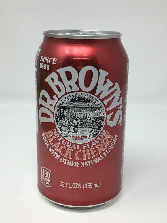 Dr. Brown's Black Cherry Soda