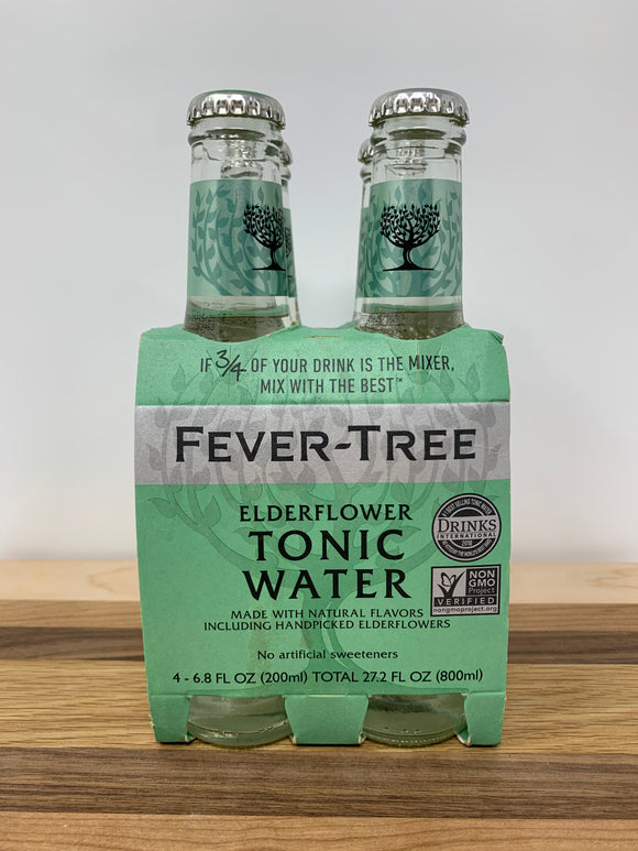 Fever Tree Elderflower Tonic Water 4-Pack
