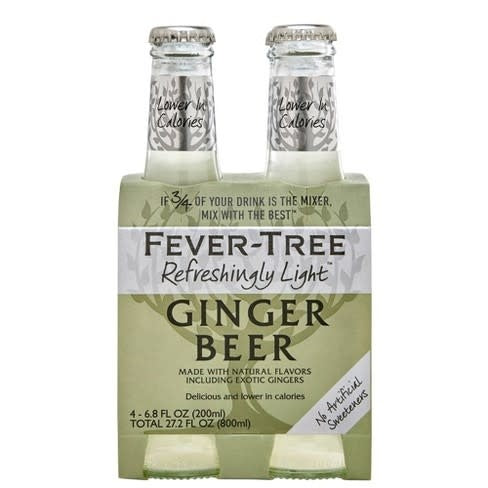 Fever Tree Refreshingly Light Ginger Beer 4-Pack