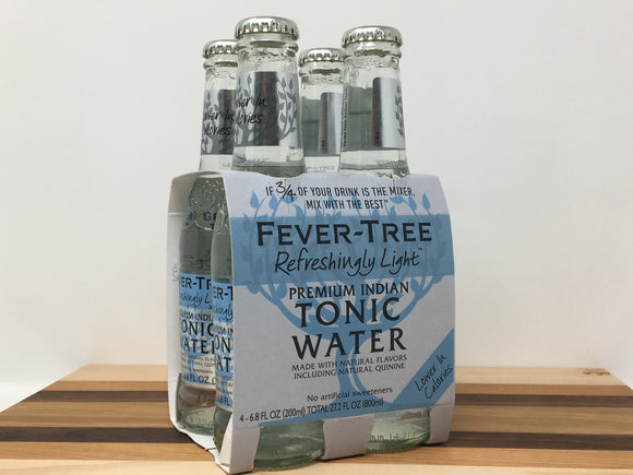 Fever Tree Refreshingly Light Indian Tonic Water 4-Pack