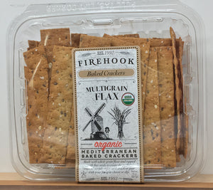 Firehook Multigrain Flax Baked Crackers