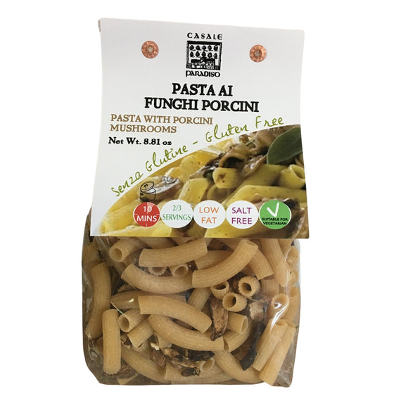 Gluten-Free Pasta with Porcini Mushrooms