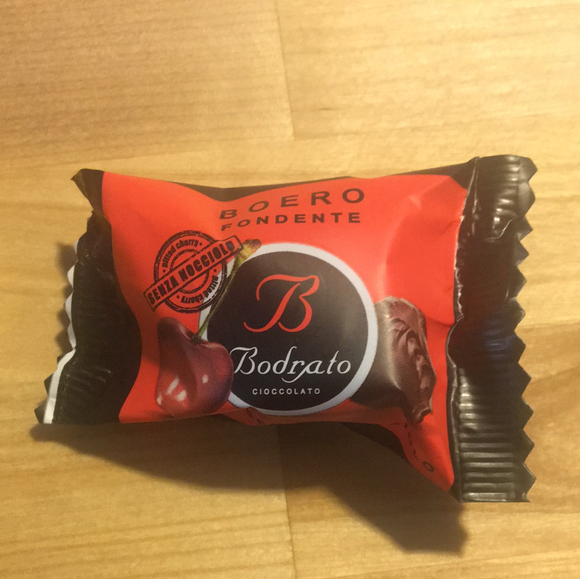 Bodrato Grappa Dipped Cherry in Dark Chocolate