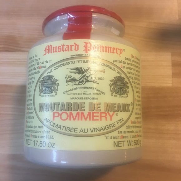Mustard Pommery Moutarde de Meaux Dijon