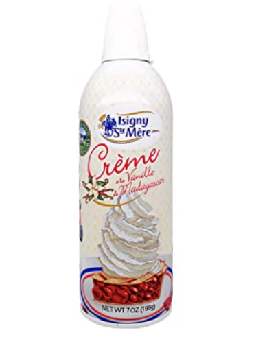 Isigny Creme a la Vanille de Madagascar Whipped Cream