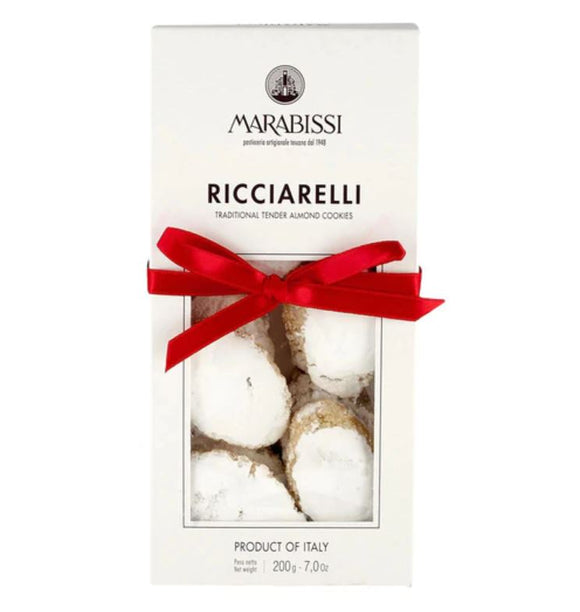 Marabissi Ricciarelli Cookies in Box w/ Bow