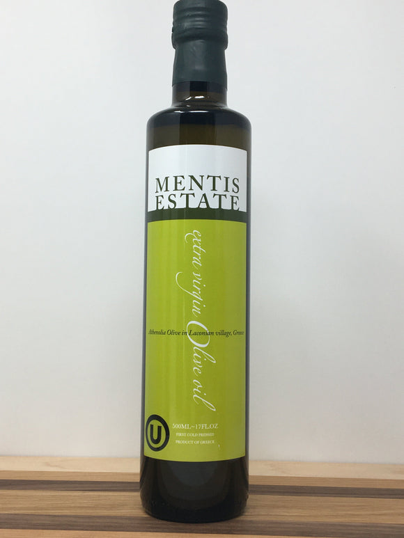 Mentis Estate Extra Virgin Olive Oil (500 mL, $19.99)