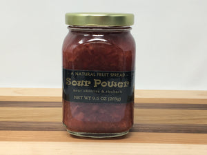 Mountain Fruit Co. "Sour Power" Natural Sour Cherries & Rhubarb Spread