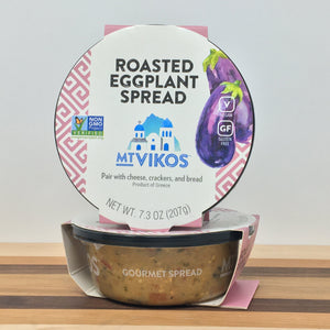Roasted Eggplant Spread (Mt. Vikos, $7.99)