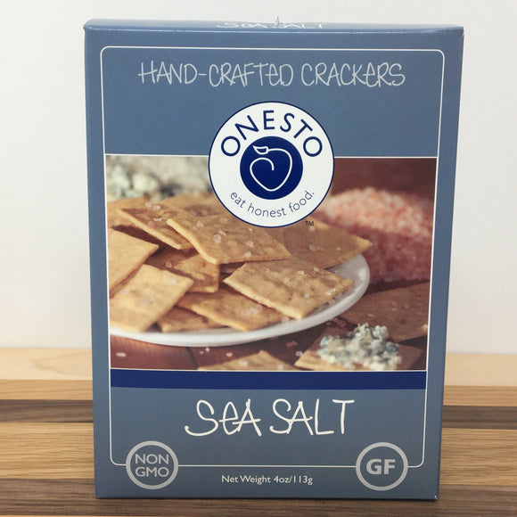 Onesto Gluten-Free Sea Salt Crackers