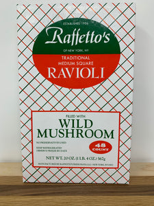 Raffetto's Wild Mushroom Ravioli
